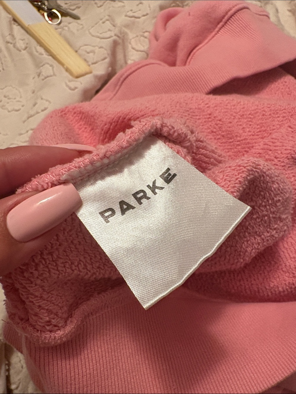 PARKE Summerland Mockneck in Conch XXL - Picture 6 of 7